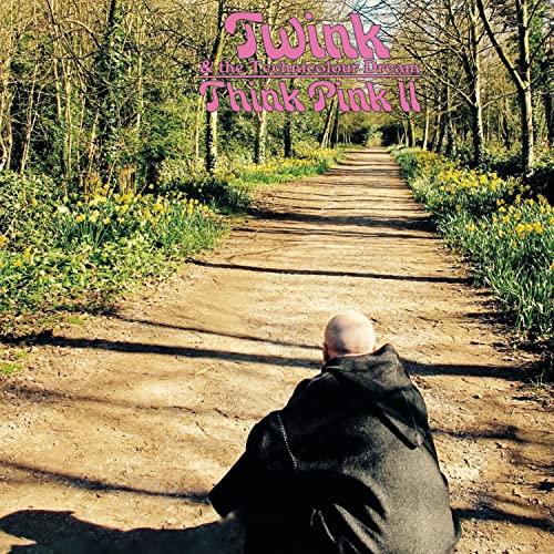CD cover: dirt road through woods, person’s back in foreground.