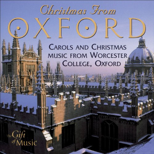 Snow-covered Oxford University architecture with album title text overlay.