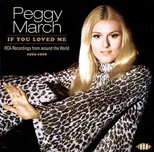 CD cover featuring blonde singer Peggy March in a patterned dress.