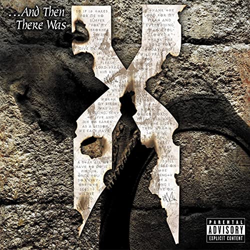 DMX album cover: a cracked, dark “X” shape against a stone texture.