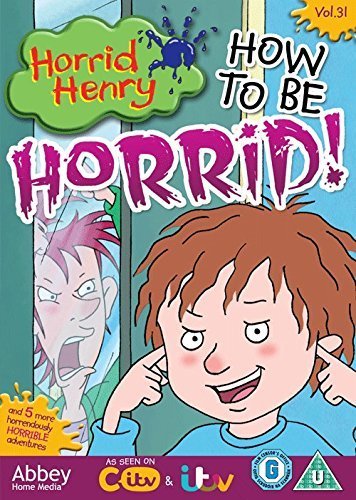 "Cartoon boy making a face, with another character in the background."