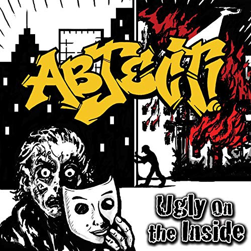 CD cover for "Abject - Ugly On The Inside" with chaotic, dark artwork.