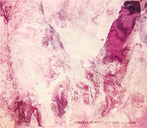CD case for Porcelain Raft’s “Strange Weekend,” with barcode visible.