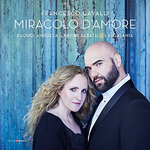 CD cover featuring a man and woman embracing against a blue wooden background.