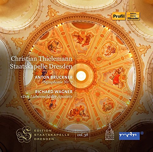 CD cover featuring an ornate, painted ceiling and composer names.