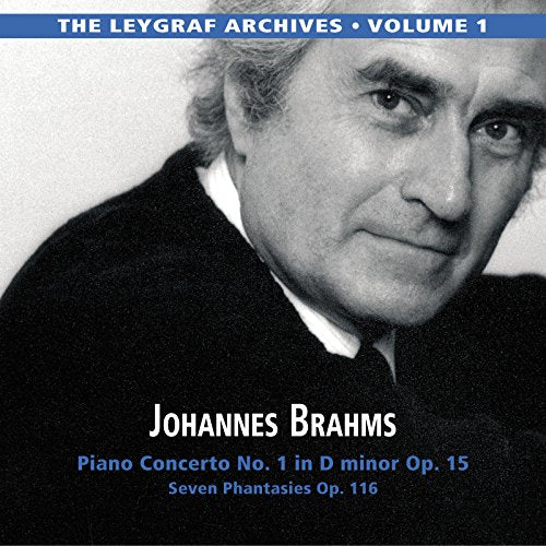 CD cover featuring a portrait of composer Johannes Brahms.
