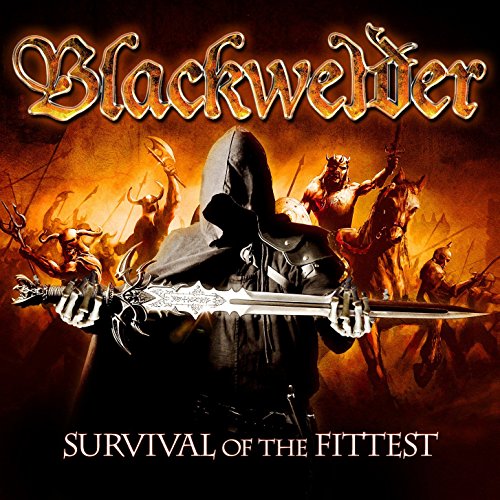 CD cover for Blackwelder’s “Survival Of The Fittest” with a hooded figure.