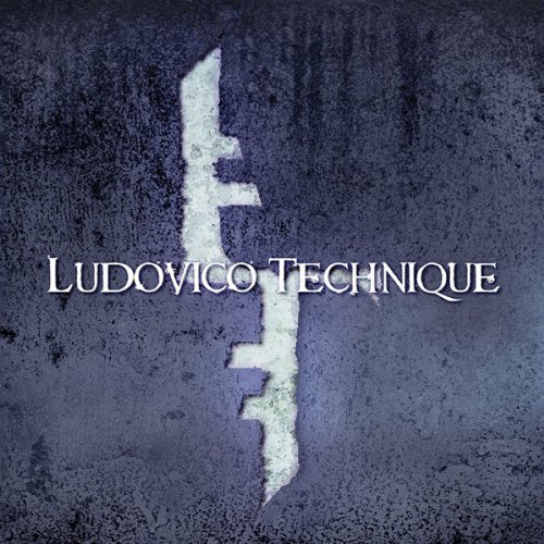 Album cover with "Ludovico Technique" text on a dark purple background with a jagged mark.