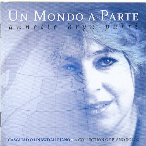 Blue-tinted CD cover with a woman's face and a world map.