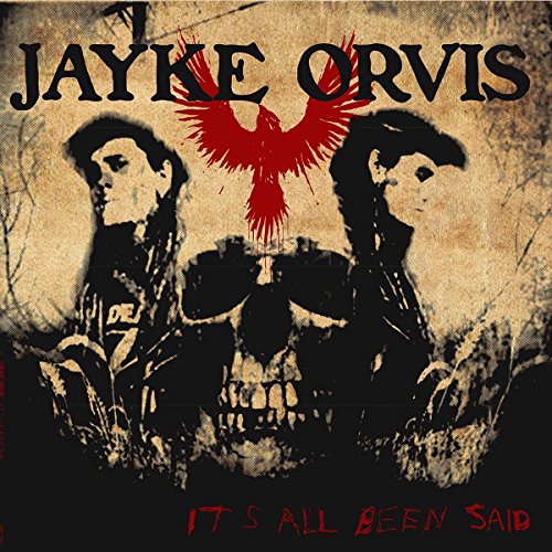 CD cover for Jayke Orvis’ “It’s All Been Said” with phoenix and portraits.