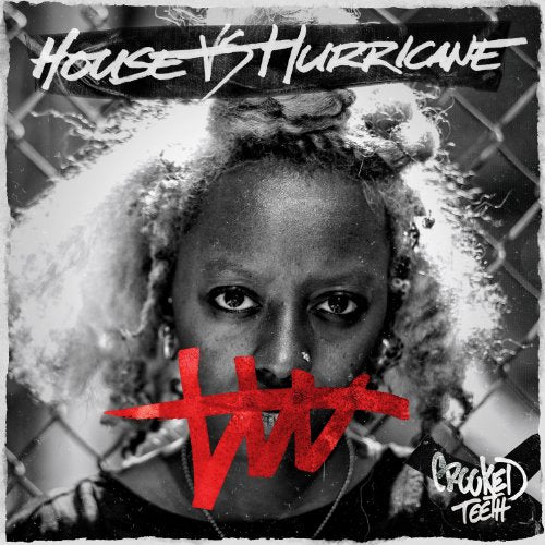 CD cover for House Vs Hurricane’s “Crooked Teeth” featuring a portrait.