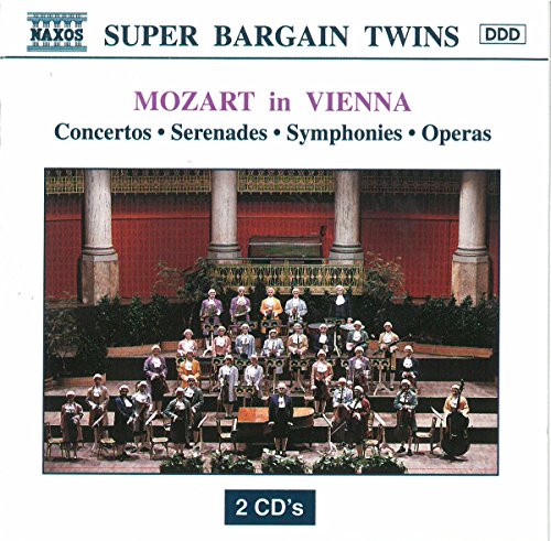 "CD cover featuring a classical orchestra performing on outdoor steps, with white background."