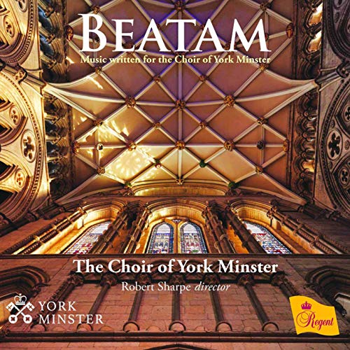 "CD cover featuring the ornate interior of York Minster cathedral."