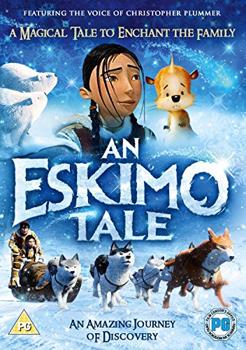 DVD cover for "An Eskimo Tale" featuring an Inuit girl and animals.