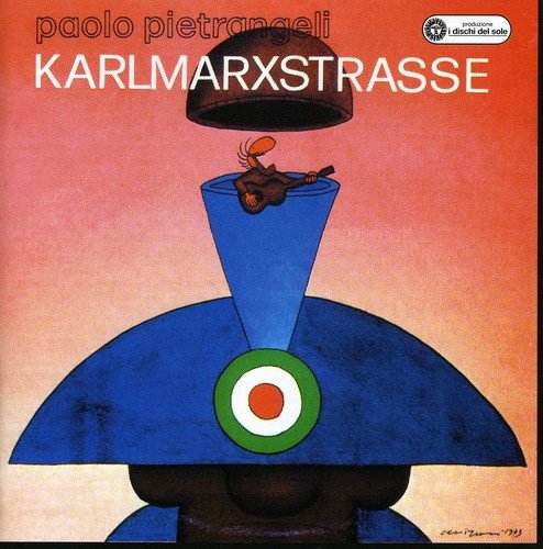 CD cover: stylized illustration of a head with a guitar inside a helmet.