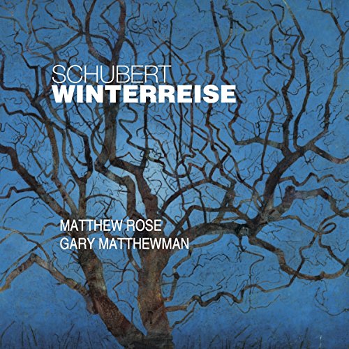 CD cover for Schubert’s Winterreise, featuring a bare tree against a blue sky.