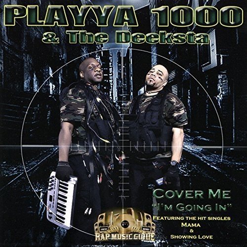 CD cover featuring two men in camouflage, with crosshair graphic.