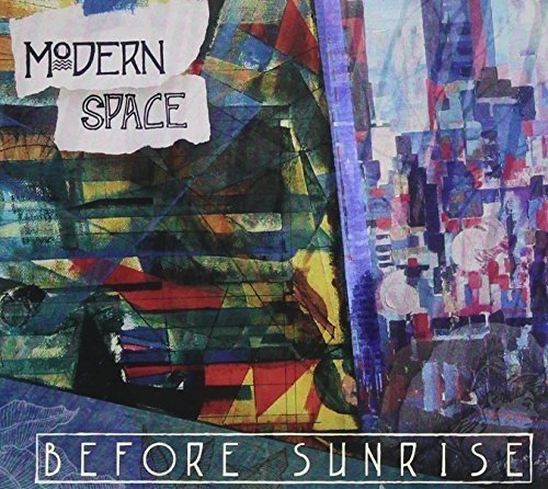 CD cover for "Modern Space - Before Sunrise" with abstract, colorful art.