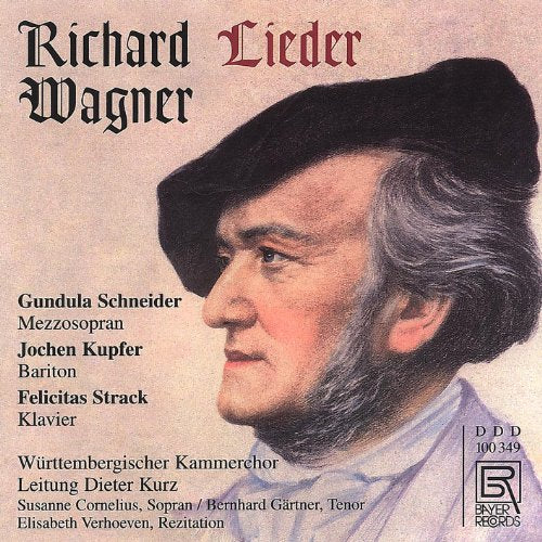 CD cover featuring a portrait of Richard Wagner in profile.