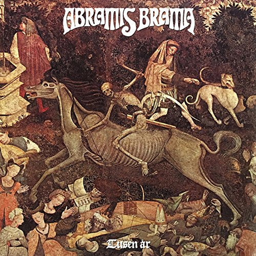 CD cover depicting a medieval-style painting of death and figures.