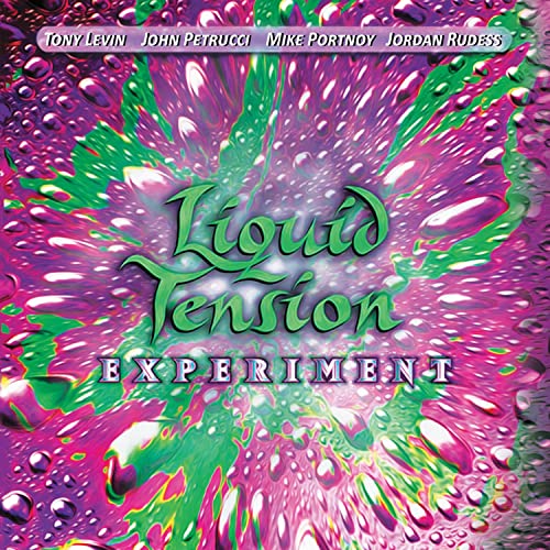 AlbumBL album cover with colorful liquid swirls and text Liquid Tension Experiment.