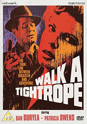 DVD cover for "Walk A Tightrope" featuring two distressed faces.