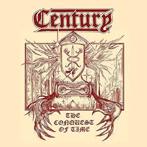 CD cover for "Century - The Conquest Of Time" with ornate, sketched design.