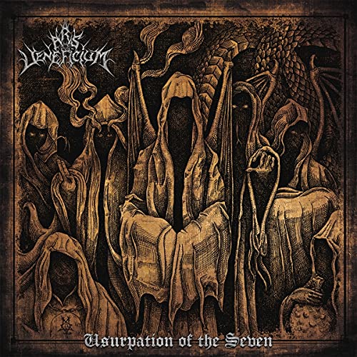 Dark, detailed album cover depicting hooded figures and swirling smoke.