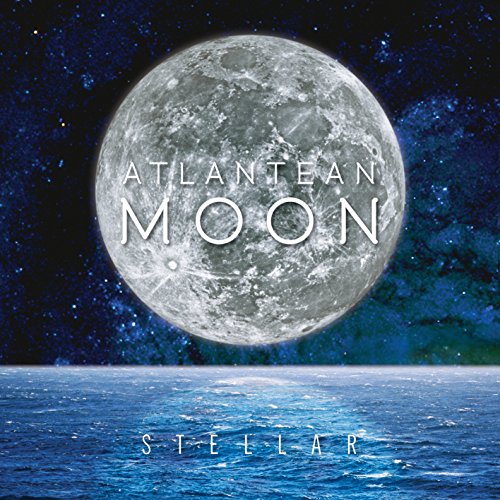 CD album cover featuring a moon over ocean with "Stellar" and "Atlantean Moon" text.
