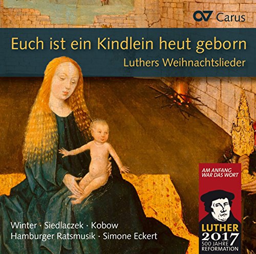 "CD cover featuring a Renaissance painting of Mary holding baby Jesus, with text overlays."