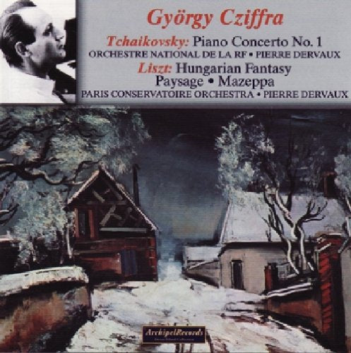 A CD cover featuring a man's portrait and a winter landscape scene.