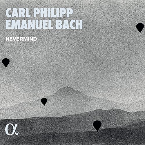 CD cover: grayscale landscape with hot air balloons and text.