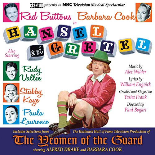 "CD cover featuring Barbara Cook as Hansel, with title 'Hansel and Gretel' in block letters."