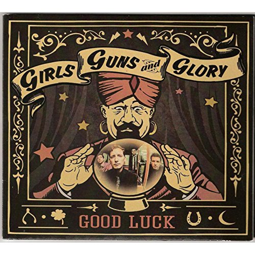 "CD cover art featuring a fortune teller with a crystal ball and band members inside."
