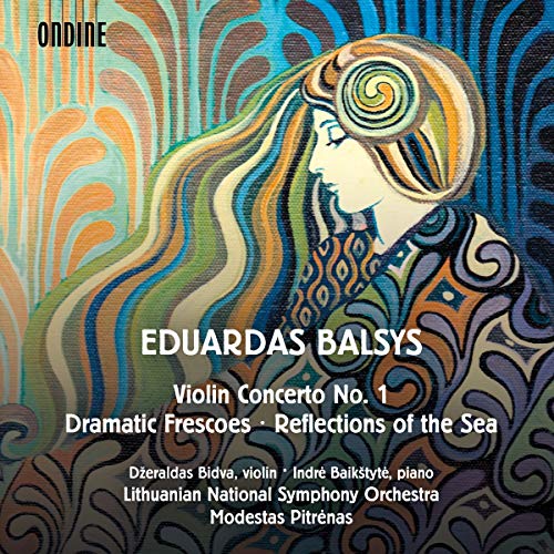 CD cover featuring a stylized painting of a woman with flowing, colorful hair.