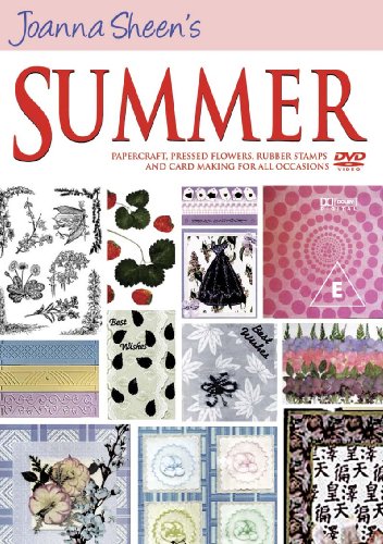 DVD cover for Joanna Sheen’s “Summer” with floral and craft imagery.