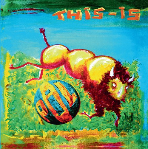 Album cover: a yellow bison leaps over a blue sphere with "PiL" text.