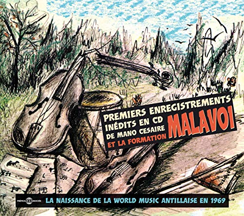 CD cover: abstract painting of musical instruments and sheet music.
