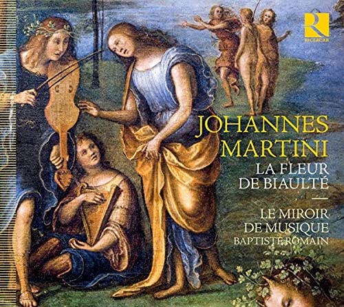 CD cover: Renaissance painting of musicians with text “Johannes Martini.”