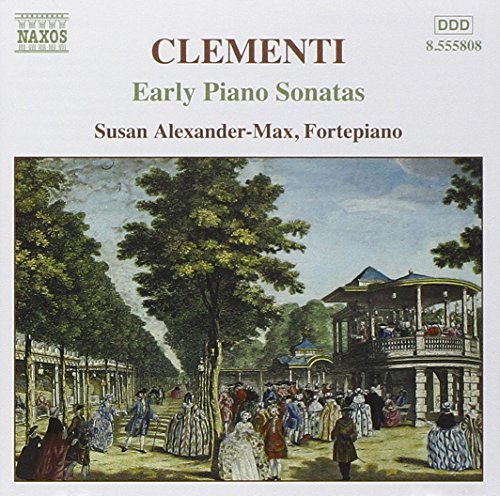 CD cover featuring a classical painting of people in a park.