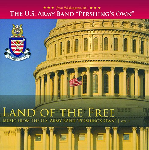 "CD cover featuring the US Capitol building and 'Pershing's Own' logo."