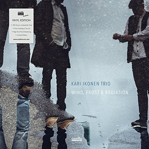 Album cover for Kari Ikonen Trio’s “Wind, Frost & Radiation” vinyl record.