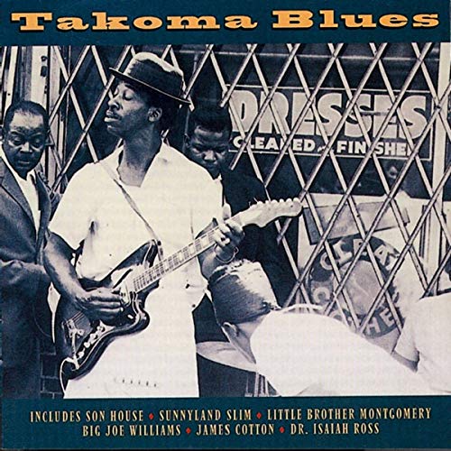 CD cover featuring a blues guitarist and musicians in vintage style.
