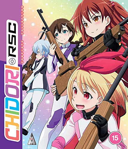 Anime girls with rifles on Blu-ray cover for “Chidori Rsc Collection.”