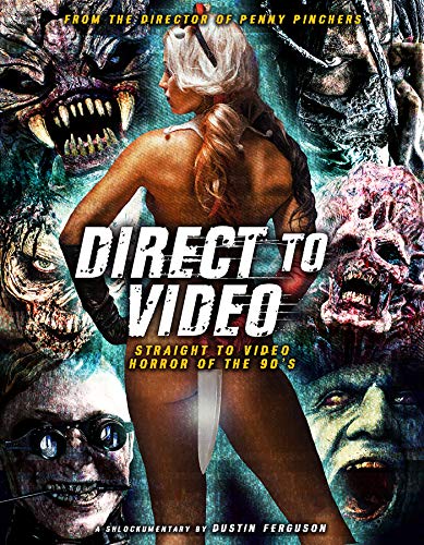 DVD cover for "Direct To Video," a horror documentary with monster imagery.