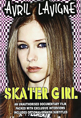 DVD cover featuring Avril Lavigne, with checkered background and bold text.