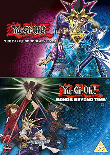 Yu-Gi-Oh! movie double pack Blu-ray cover featuring anime characters.