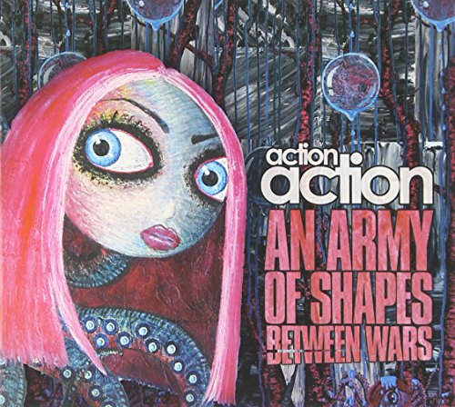 "Album cover featuring a drawing of a woman with pink hair and tentacles."