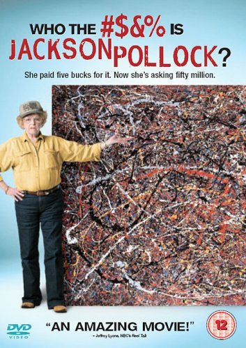DVD cover featuring a woman standing beside a large abstract painting.