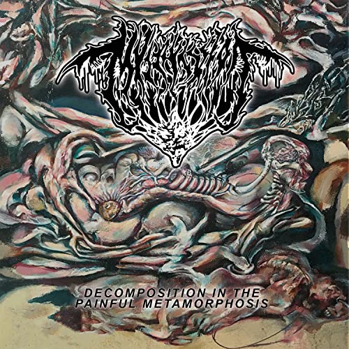 CD cover with grotesque, swirling organic shapes and distorted lettering.